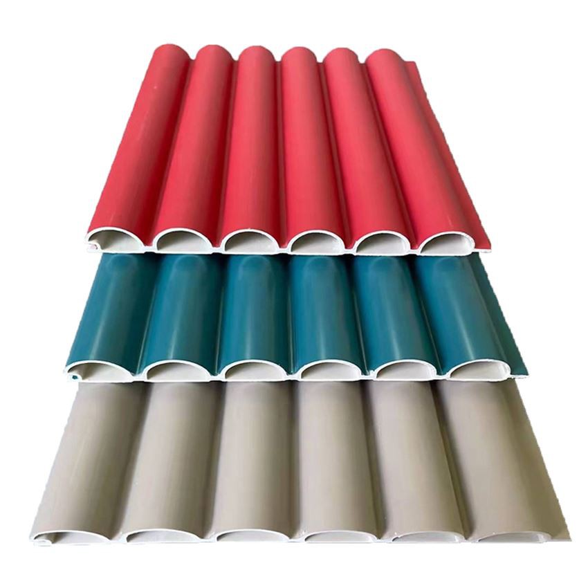 Semi-circle WPC wall panel Semi-circle WPC wall panel